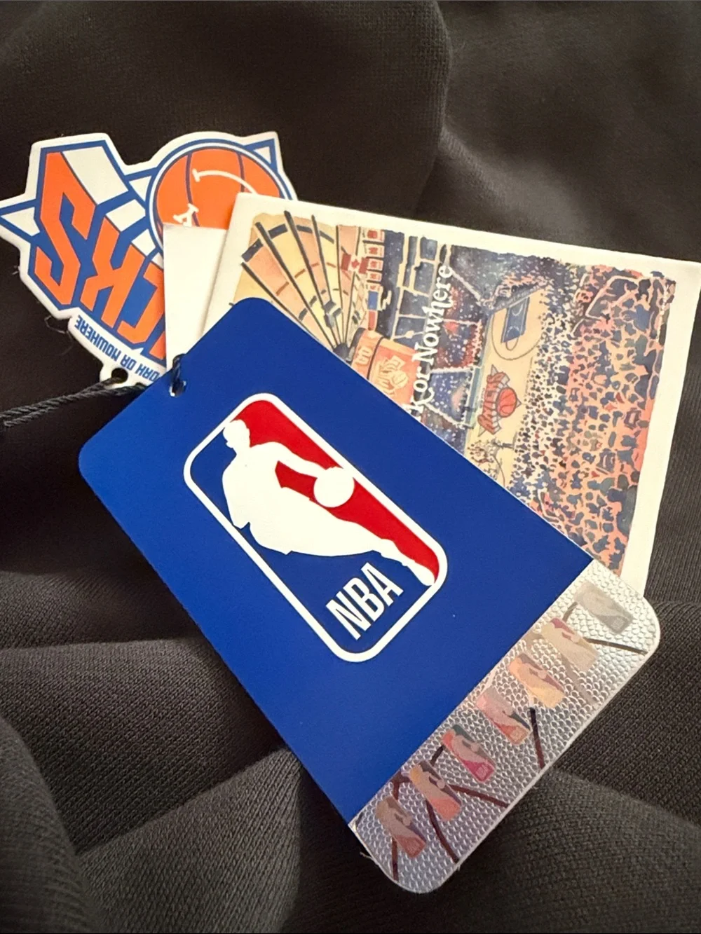 NWT New York or Nowhere Knicks motto black Sweat Joggers size 3XL - Picture 3 of 11